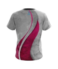 Alternative view of Plain Rough Edges Pink CoolWick Bowling Jersey