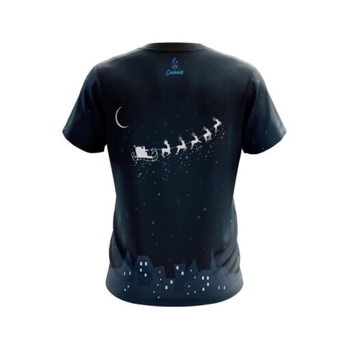 Plain Santa Express CoolWick Bowling Jersey - Image 2