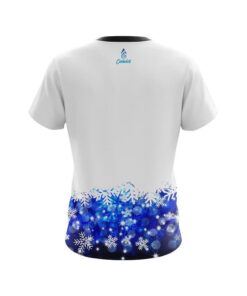 Alternative view of Plain Snowflake Season CoolWick Bowling Jersey