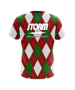 Alternative view of Storm Argyle Green CoolWick Bowling Jersey