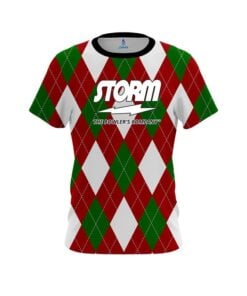 Storm Argyle Green CoolWick Bowling Jersey