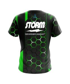 Alternative view of Storm Green Steel Comb CoolWick Bowling Jersey