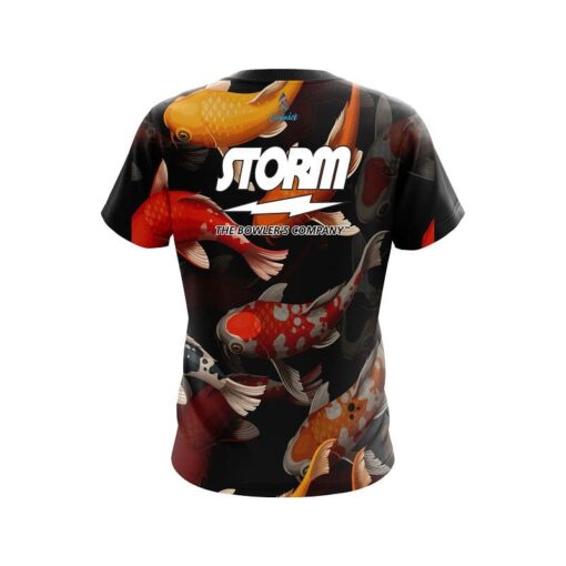 Storm Koi Pond CoolWick Bowling Jersey - Image 2