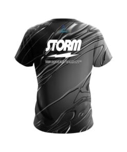 Alternative view of Storm Melting Silver CoolWick Bowling Jersey