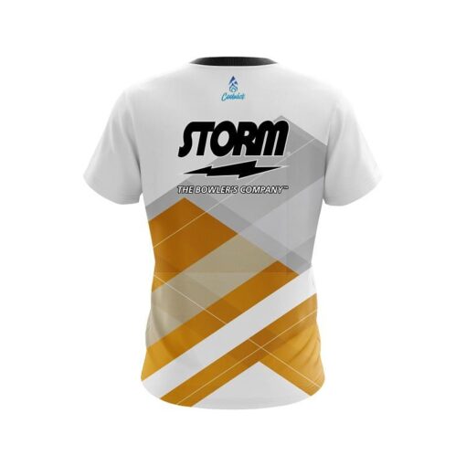 Storm Racing Orange CoolWick Bowling Jersey - Image 2