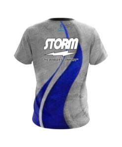 Alternative view of Storm Rough Edges Blue CoolWick Bowling Jersey