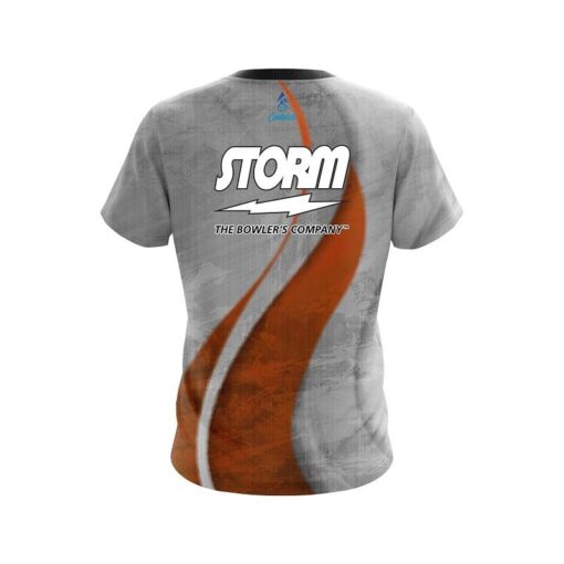 Storm Rough Edges Orange CoolWick Bowling Jersey - Image 2