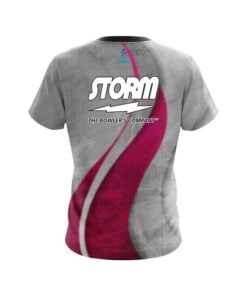 Alternative view of Storm Rough Edges Pink CoolWick Bowling Jersey