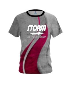 Storm Rough Edges Pink CoolWick Bowling Jersey