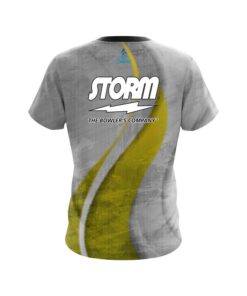 Alternative view of Storm Rough Edges Yellow CoolWick Bowling Jersey