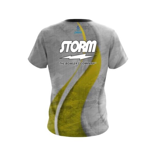 Storm Rough Edges Yellow CoolWick Bowling Jersey - Image 2