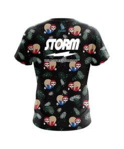 Alternative view of Storm Sloths Christmas Time CoolWick Bowling Jersey
