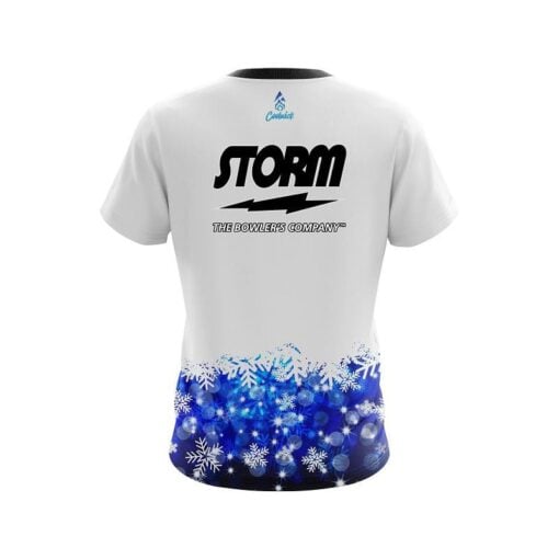 Storm Snowflake Season CoolWick Bowling Jersey - Image 2