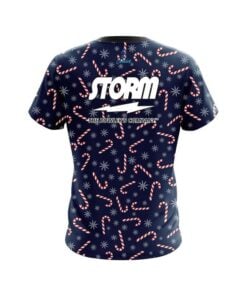 Alternative view of Storm Snowy Candy Cane CoolWick Bowling Jersey
