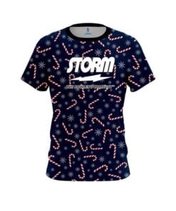 Storm Snowy Candy Cane CoolWick Bowling Jersey