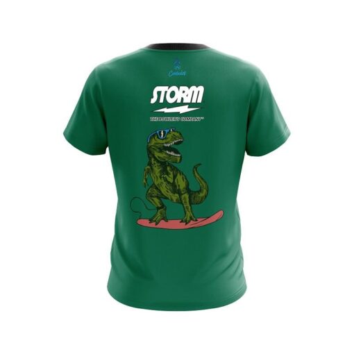 Storm Wild Rex Surf CoolWick Bowling Jersey - Image 2