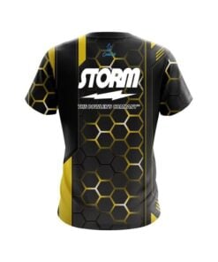 Alternative view of Storm Yellow Steel Comb CoolWick Bowling Jersey