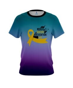 Plain Suicide Prevention CoolWick Bowling Jersey
