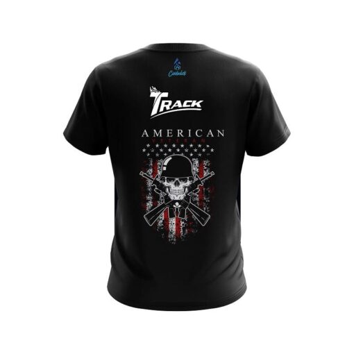 Track American Veteran CoolWick Bowling Jersey - Image 2