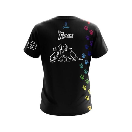 Track Animal Rescue CoolWick Bowling Jersey - Image 2
