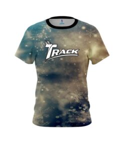 Track Blurred Snowflakes CoolWick Bowling Jersey