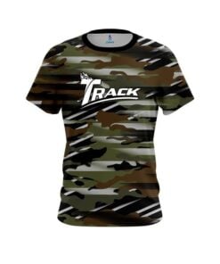 Track Camo Grunge CoolWick Bowling Jersey