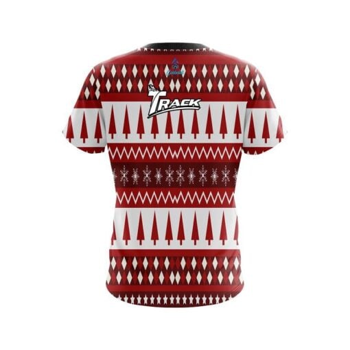 Track Christmas Spirit CoolWick Bowling Jersey - Image 2