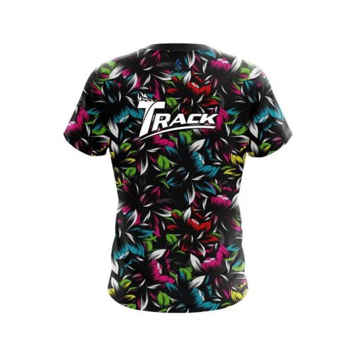 Track Flower Bloom CoolWick Bowling Jersey - Image 2