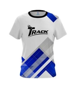 Track Flyer Blue CoolWick Bowling Jersey
