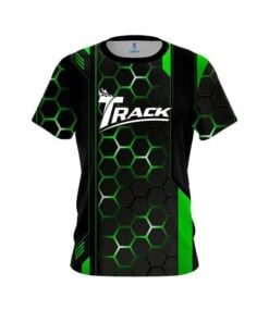 Track Green Steel Comb CoolWick Bowling Jersey