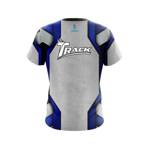 Track Iron Blue CoolWick Bowling Jersey - Image 2