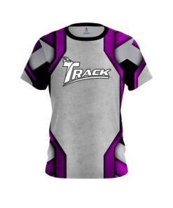 Track Iron Purple CoolWick Bowling Jersey