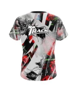 Alternative view of Track Life Rose CoolWick Bowling Jersey