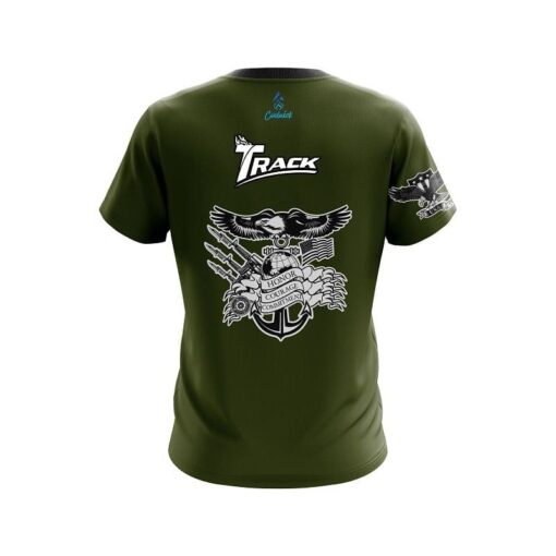 Track Military Honor CoolWick Bowling Jersey - Image 2