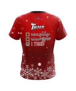 Alternative view of Track Naughty Or Nice CoolWick Bowling Jersey