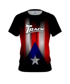 Track Puerto Rico Flag CoolWick Bowling Jersey