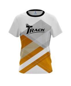 Track Racing Orange CoolWick Bowling Jersey