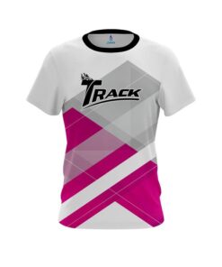 Track Racing Pink CoolWick Bowling Jersey