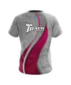 Alternative view of Track Rough Edges Pink CoolWick Bowling Jersey