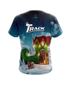 Alternative view of Track Santas Workshop CoolWick Bowling Jersey