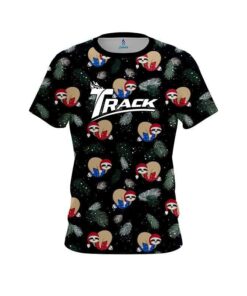 Track Sloths Christmas Time CoolWick Bowling Jersey