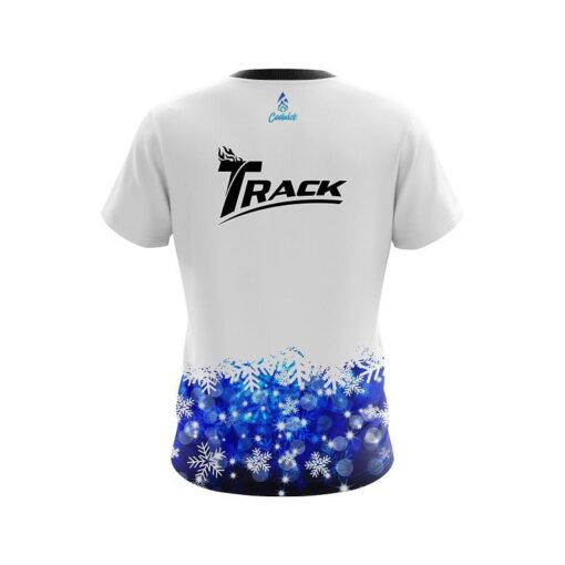 Track Snowflake Season CoolWick Bowling Jersey - Image 2