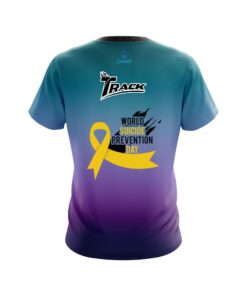 Alternative view of Track Suicide Prevention CoolWick Bowling Jersey
