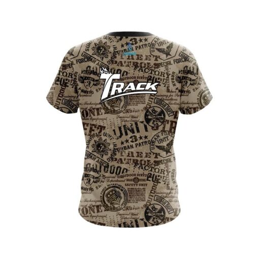 Track Urban Military Grunge CoolWick Bowling Jersey - Image 2