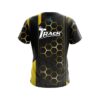 Track Yellow Steel Comb CoolWick Bowling Jersey - Image 2