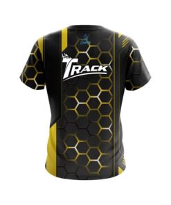 Alternative view of Track Yellow Steel Comb CoolWick Bowling Jersey