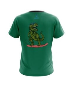 Alternative view of Plain Wild Rex Surf CoolWick Bowling Jersey