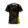 Plain Yellow Steel Comb CoolWick Bowling Jersey