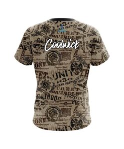 Alternative view of CoolWick Urban Military Grunge CoolWick Bowling Jersey