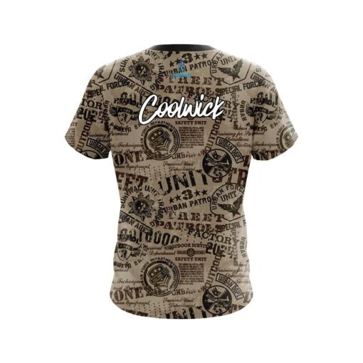 CoolWick Urban Military Grunge CoolWick Bowling Jersey - Image 2